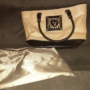 Anne Klein purse with dust